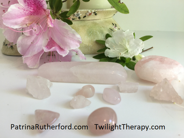 imagine the stress leaving your facial muscles and body as the rose quartz wand soothes your mind.
